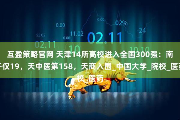 互盈策略官网 天津14所高校进入全国300强：南开仅19，天中医第158，天商入围_中国大学_院校_医药